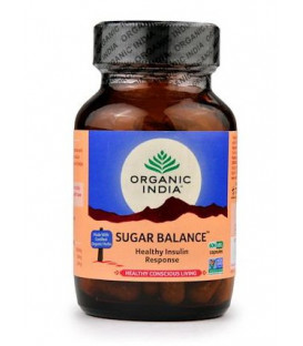 Sugar Balance 60 kapsułek Organic India - Suplement diety dla diabetyków