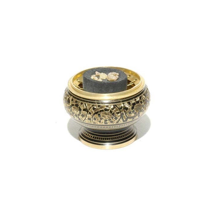 Charcoal Burner Brass Etchin.2.5 IBB15