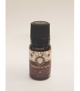 10 ml. Aroma Oil in Orifice Reducer Glass Bottles Meditation