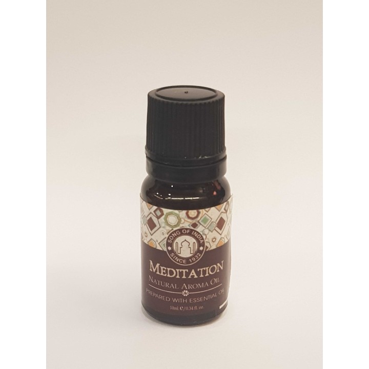 10 ml. Aroma Oil in Orifice Reducer Glass Bottles Meditation
