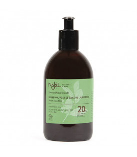 Mydło Aleppo 20% w płynie z dozownikiem oliwkowo laurowe 500ml (20% oleju laurowego) Najel