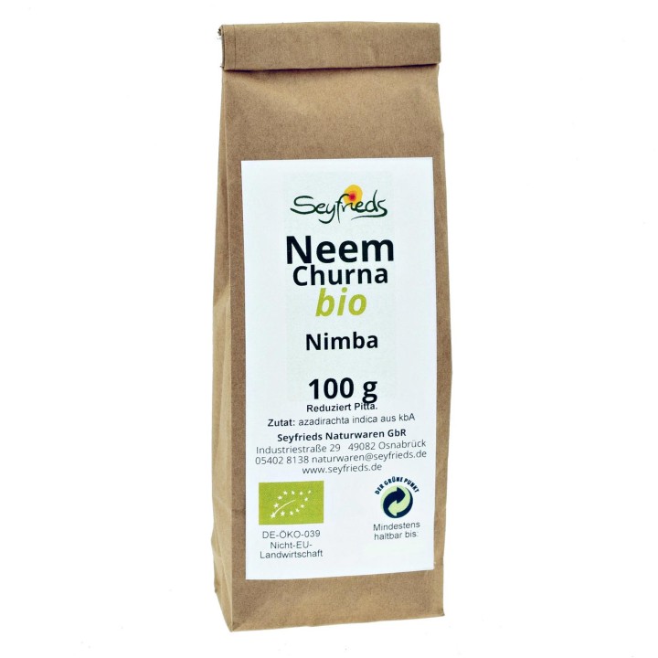 BIO Neem Churna sproszkowane ziele 100g, Seyfrieds