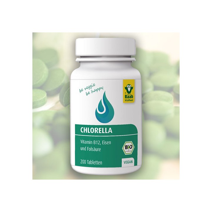 Chlorella organic, 200 tablets (each 400 mg), 80 g