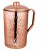 COPPER HAMMERED JUG (COPPER KNOB) 1.5litr [SE 251]