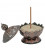 Incense burner Lotus copper colour -- 7.8x6.9x6.9 cm