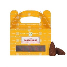 Sandalwood backflow incense cones -- 75 g