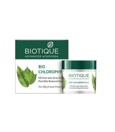 BIO Żel do skóry trądzikowej i problematycznej z Chlorofilem OIL FREE 50g BIOTIQUE