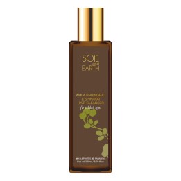 SOIL AND EARTH  NATURAL HAIR CLEANSER - AMLA, BHRINGRAJ & SHIKAKAI 200ml