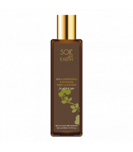 SOIL AND EARTH  NATURAL HAIR CLEANSER - AMLA, BHRINGRAJ & SHIKAKAI 200ml