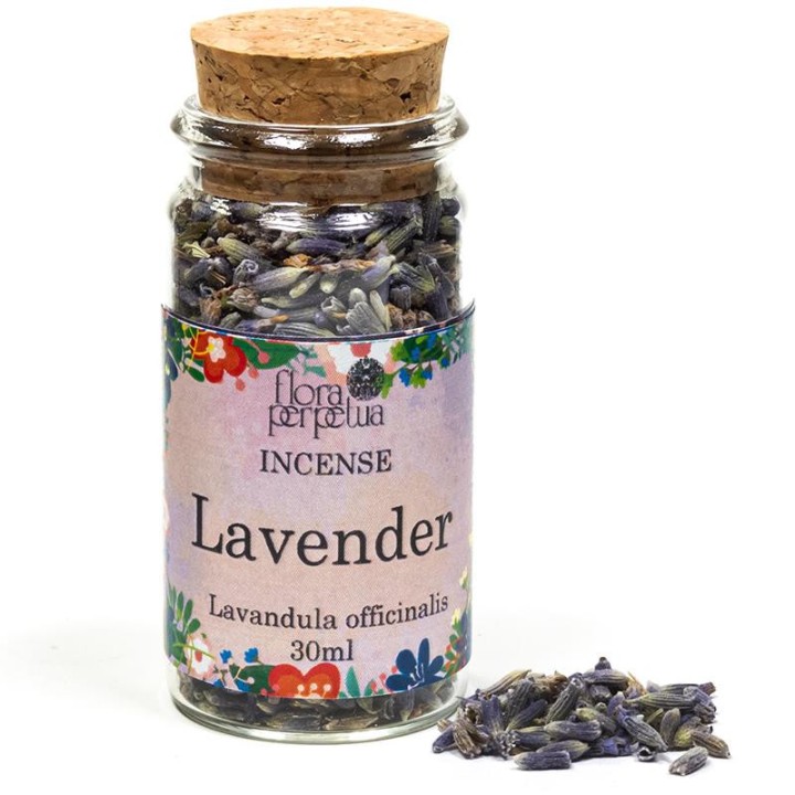 Lawenda (Lavandula officinalis) kadzidło ziołowe  4g 30 ml Flora Perpetua