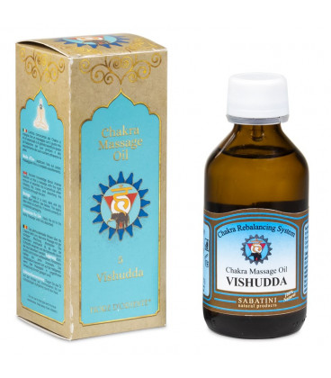 Olejek do masażu 5 Czakra Gardła Vishuddha 100 ml Sabatini Fiore D'Oriente