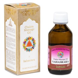 Olej do masażu Chakra 7 Korony Sahasrara 100ml Sabatini Fiore D'Oriente