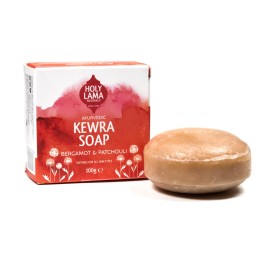 Mydełko Kokosowe Kewra z nutą Bergamotki i Patchouli 100g Holy Lama Naturals