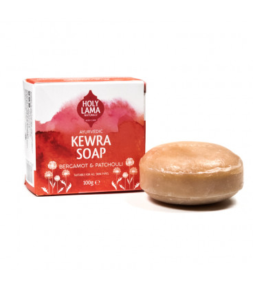 Mydełko Kokosowe Kewra z nutą Bergamotki i Patchouli 100g Holy Lama Naturals