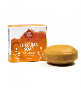Mydełko Kokosowe Kurkuma z nutą Wetywerii i Geranium 100g Holy Lama Naturals