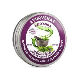 Balsam do masażu BIO Ayurvedic Balm 18 ziół ajurwedyjskich Ayurvenat Abhyanga 50ml (ECOCERT)