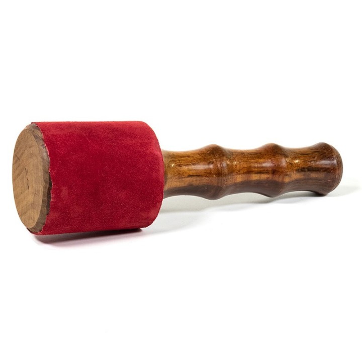 Malet do grania na misach tybetańskich z zamszową końcówką średnica 7cm długość 23 cm