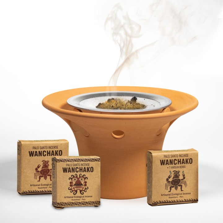 Kadzidełka z Peru Palo Santo Wanchako 4 szt grubych patyczków w paczce
