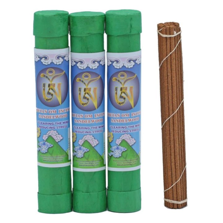 Kadzidło Tybetańskie OM Sandalwood Clearing the mind 35 g 30 patyczków