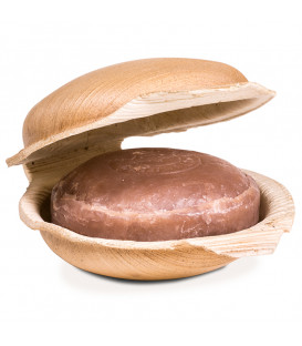 Mydło Kewra Kokosowe w liściu palmowym 100g Holy Lama z nutą zapachową Bergamot& Patchouli