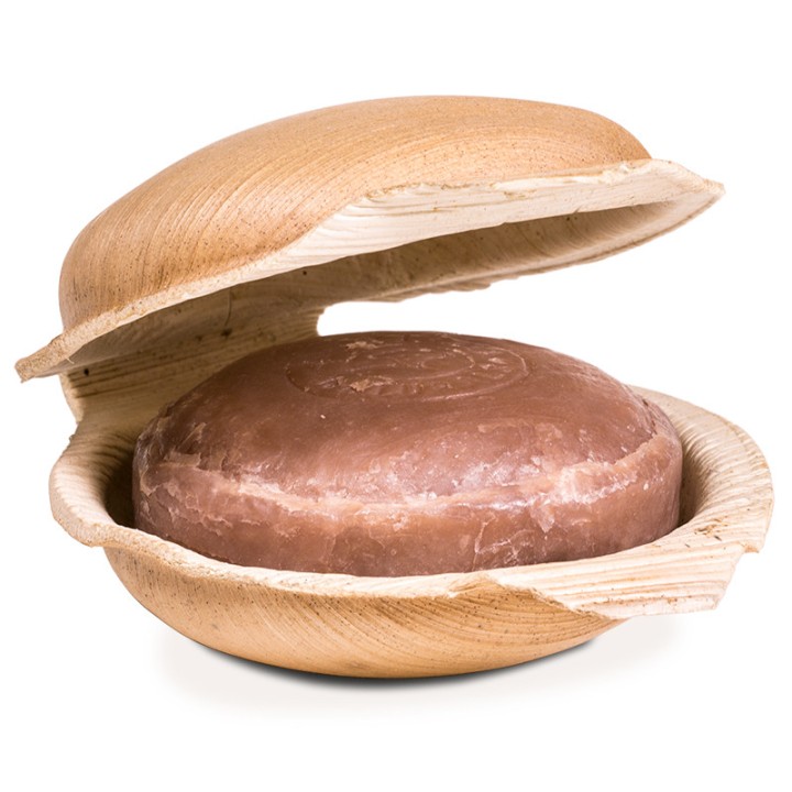 Mydło Kewra Kokosowe w liściu palmowym 100g Holy Lama z nutą zapachową Bergamot& Patchouli