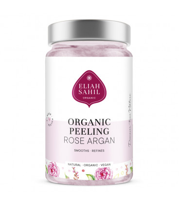 BIO Peeling wygładzający Róża & Argan Body & Hair organic & vegan 256g Eliah Sahil