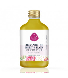 BIO Olejek do ciała i włosów Jojoba & Róża organiczny 100ml Eliah Sahil