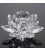 Lotus candle holder crystal M  4.5x11 cm