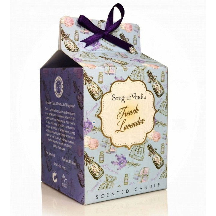200 g. Little Pleasures Scented Candle in Glass Jar French Lavender