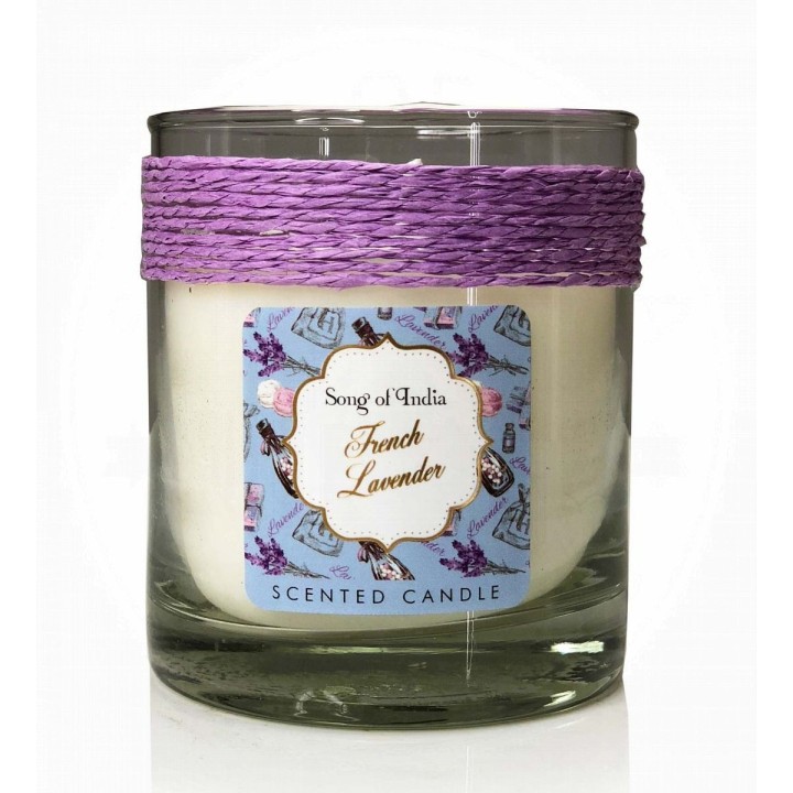 200 g. Little Pleasures Scented Candle in Glass Jar French Lavender