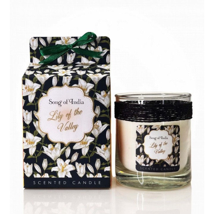 200 g. Little Pleasures Scented Candle in Glass Jar Lily of the Valley