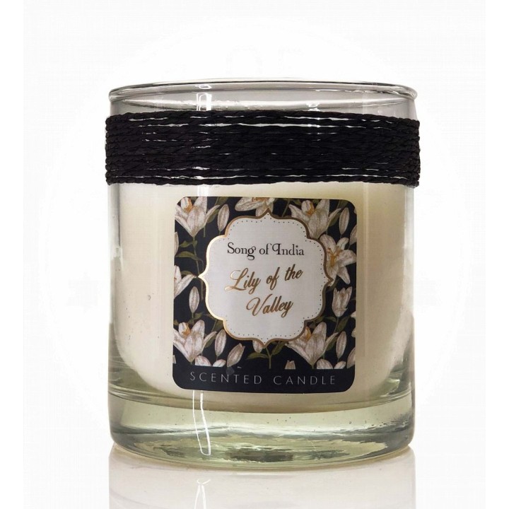 200 g. Little Pleasures Scented Candle in Glass Jar Lily of the Valley