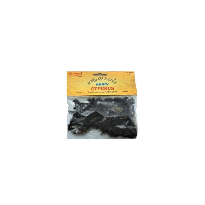 Kadzidło w suszu Cyperus (Cyperus scariosus) - Mustaka, Nagarmotha 25 g. Song of India