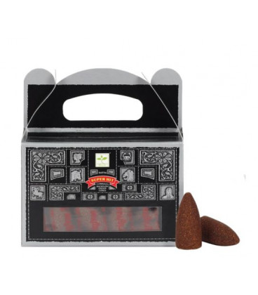 Kadzidła Piżmo & Drzewo Sandałowe Superhit backflow 24 stożki 75 g Satya - zdjęcie główne produktu