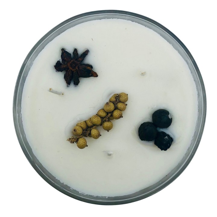 Świeca zapachowa z 3 knotami - Zapach Owoce Leśne & Czarna Porzeczka, 200 g. Botanical Aromatherapy
